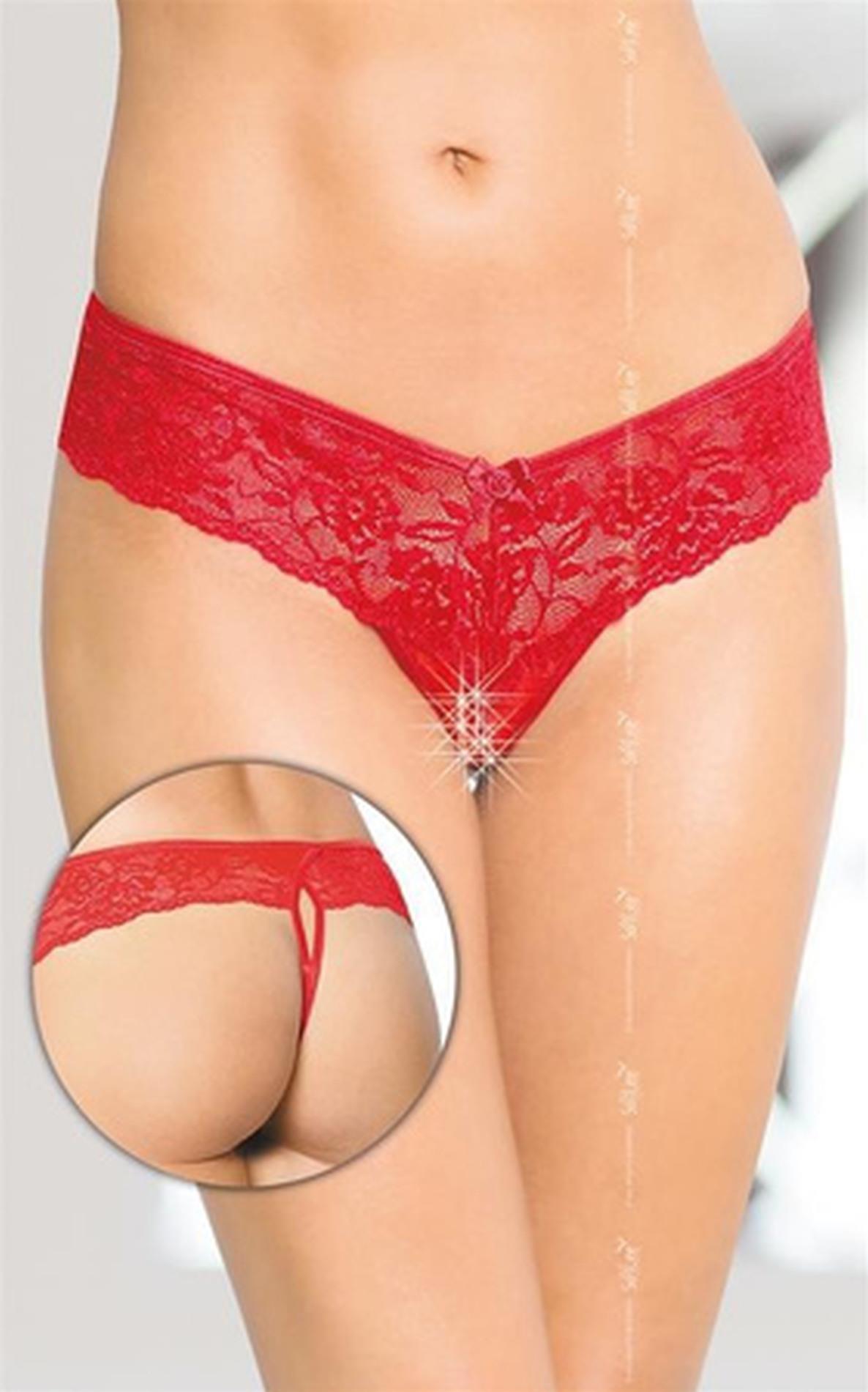 Трусики-стринги Softline Thongs 2440, S/M (красный)