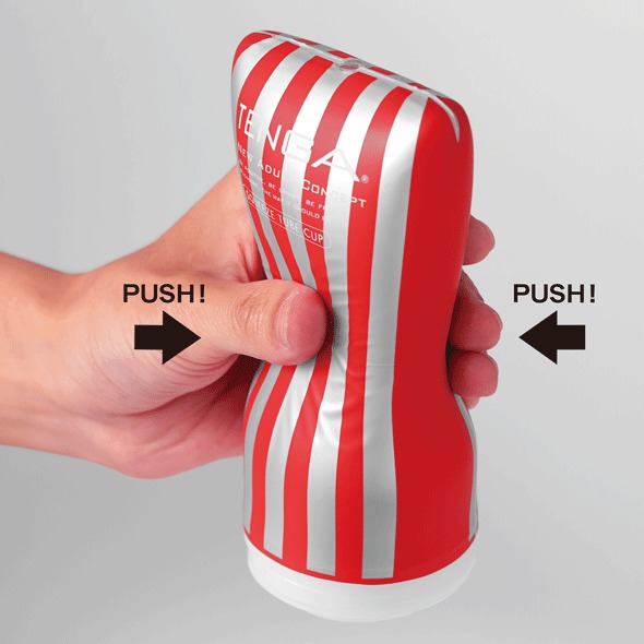 Мастурбатор Tenga Squeeze Tube Cup (белый)