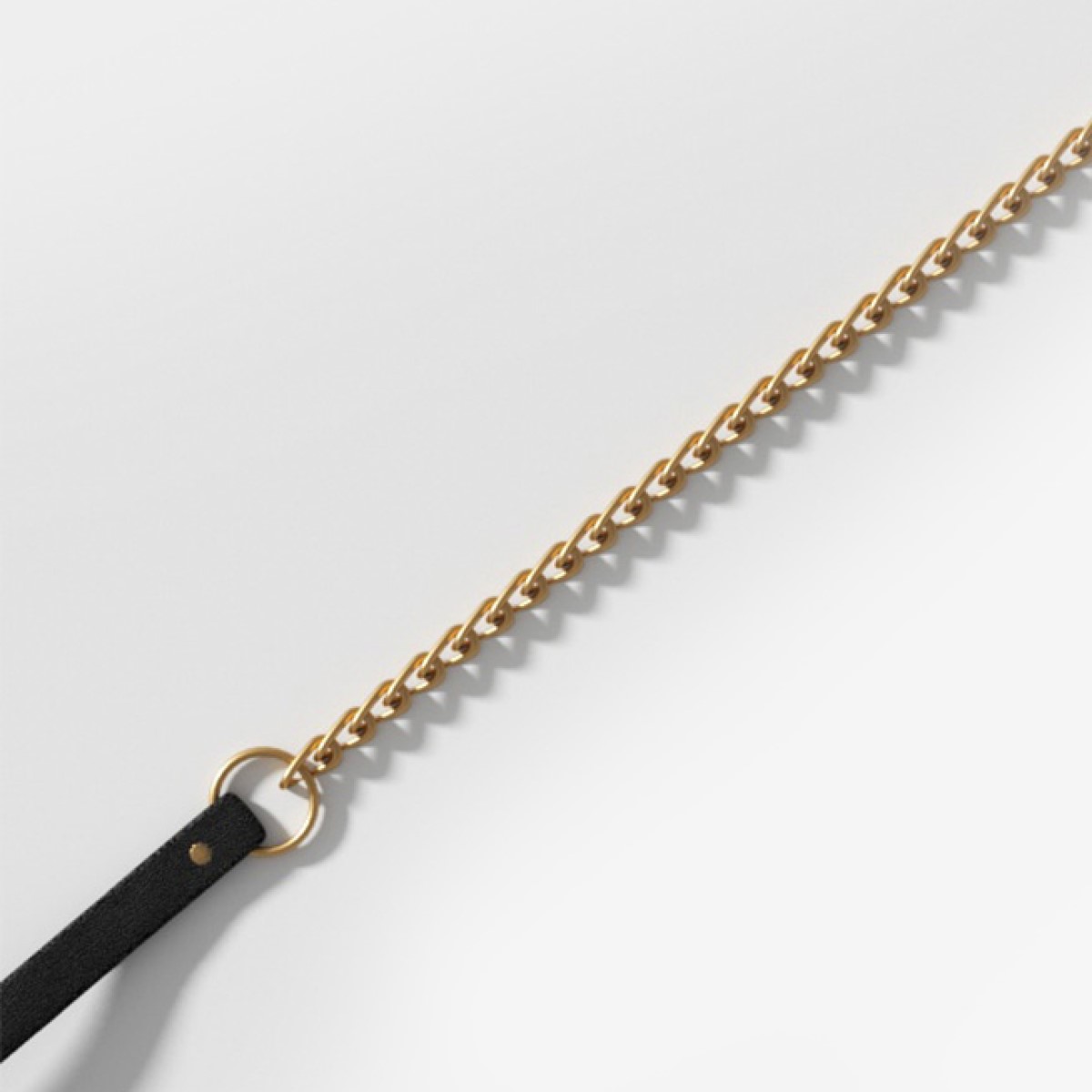Qingnan No.2 Vibrating Nipple Clamps and Choker Set - Zaciski na sutki, Różowy, 86 cm