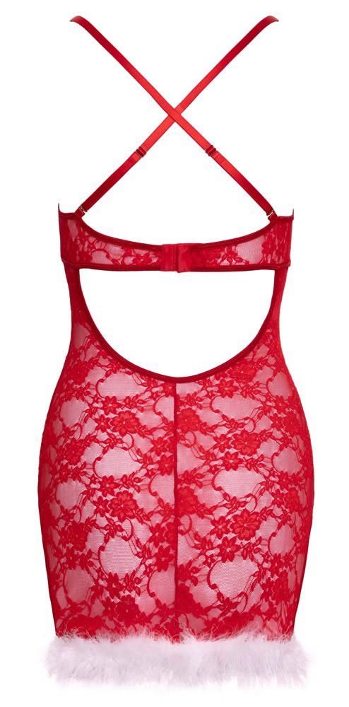 Сорочка Cottelli Lingerie X-Mas, L/XL (красный)