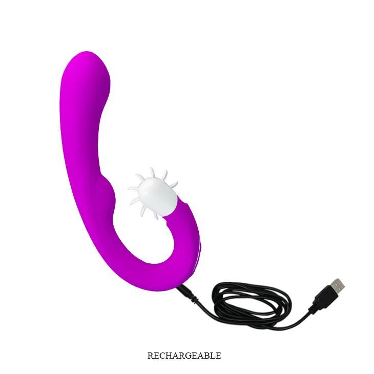 Wibrator Pretty Love Magic Tongue, 19,5 cm (fioletowy)