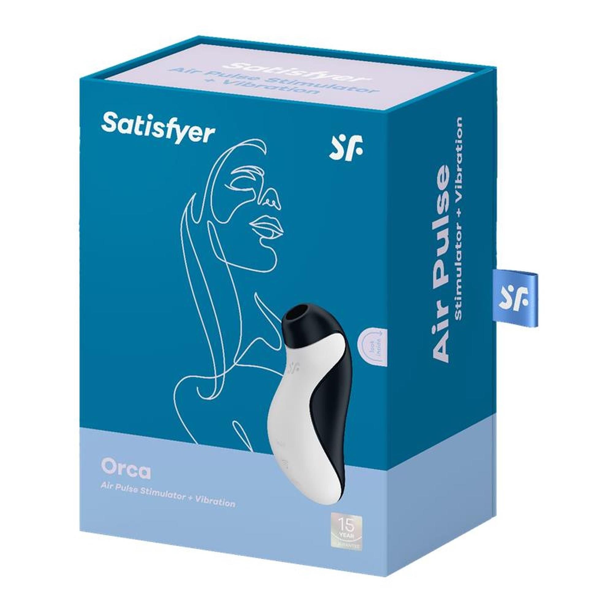 Вакуумний стимулятор клітора Satisfyer Orca, 9 см (мульті)