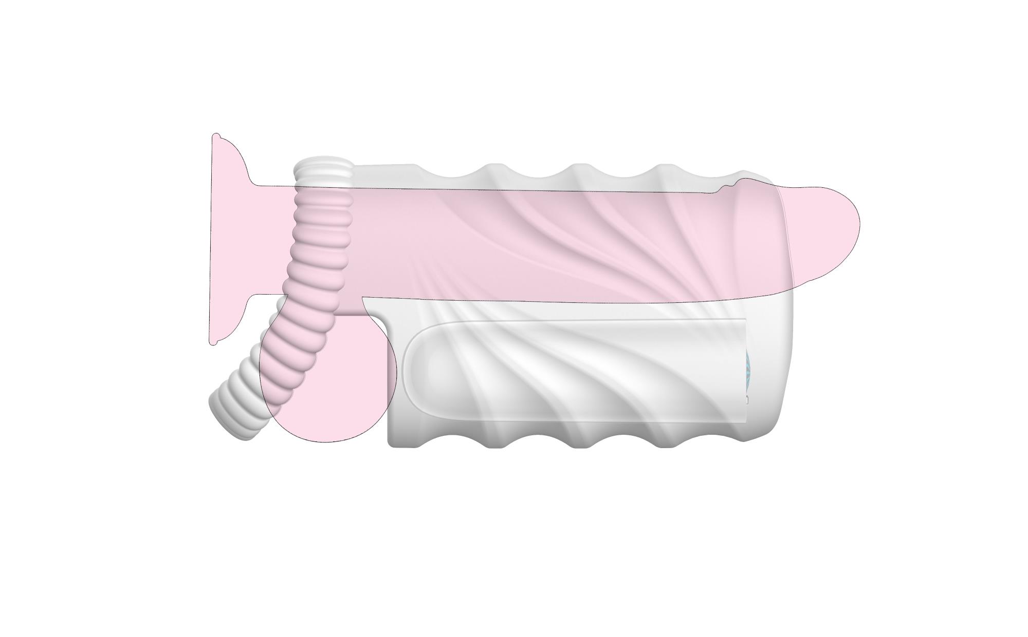 Мастурбатор B - Series Cute Soft Vibrating Bullet Stroker (білий)