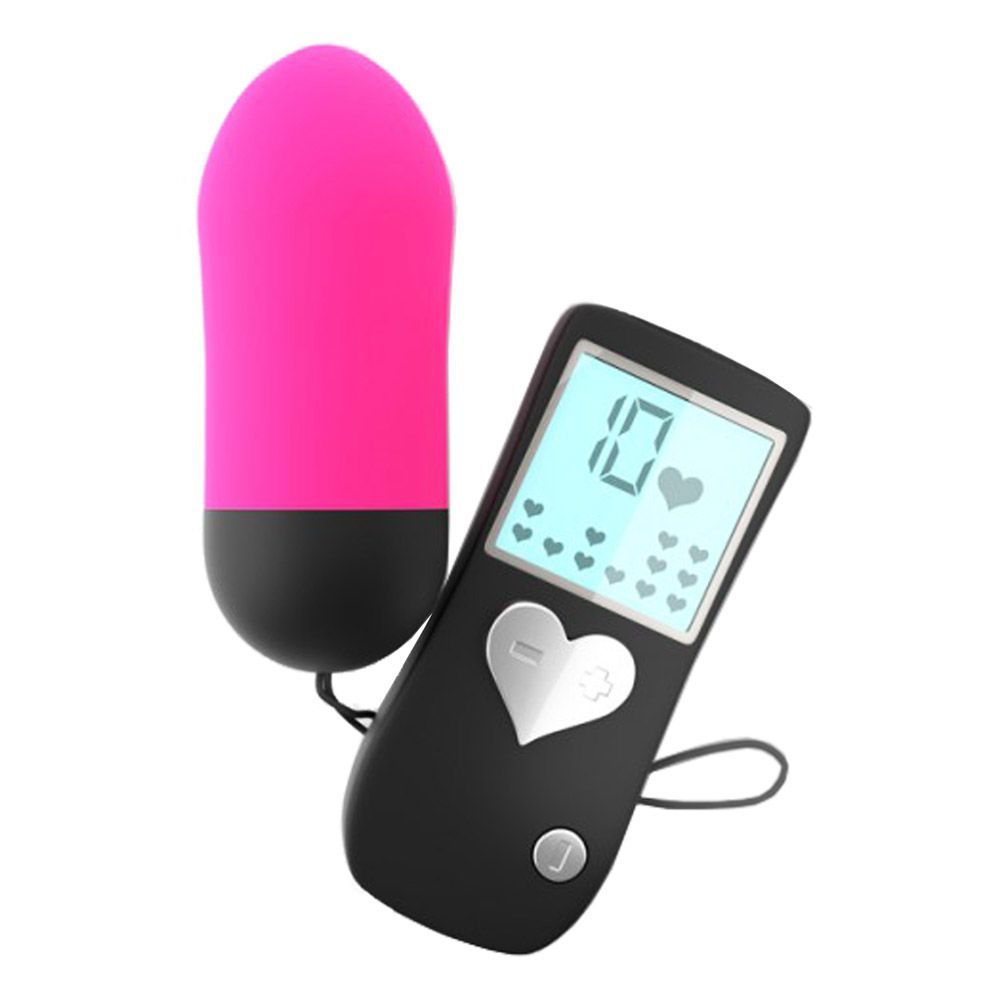 Виброяйцо Love To Love Cry Baby Pink, 8 см (розово-черный)