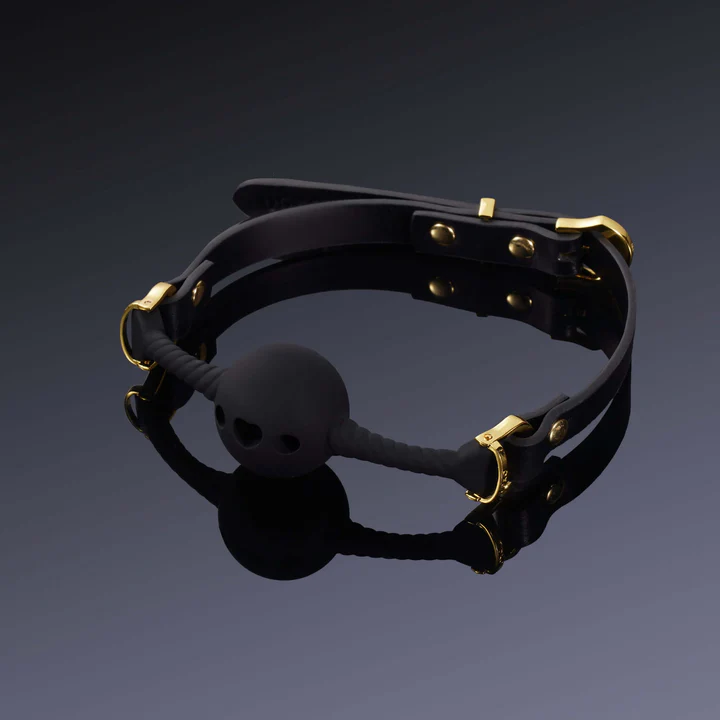Кляп Upko Breathable Mouth Gag, 3.5 см (черный)