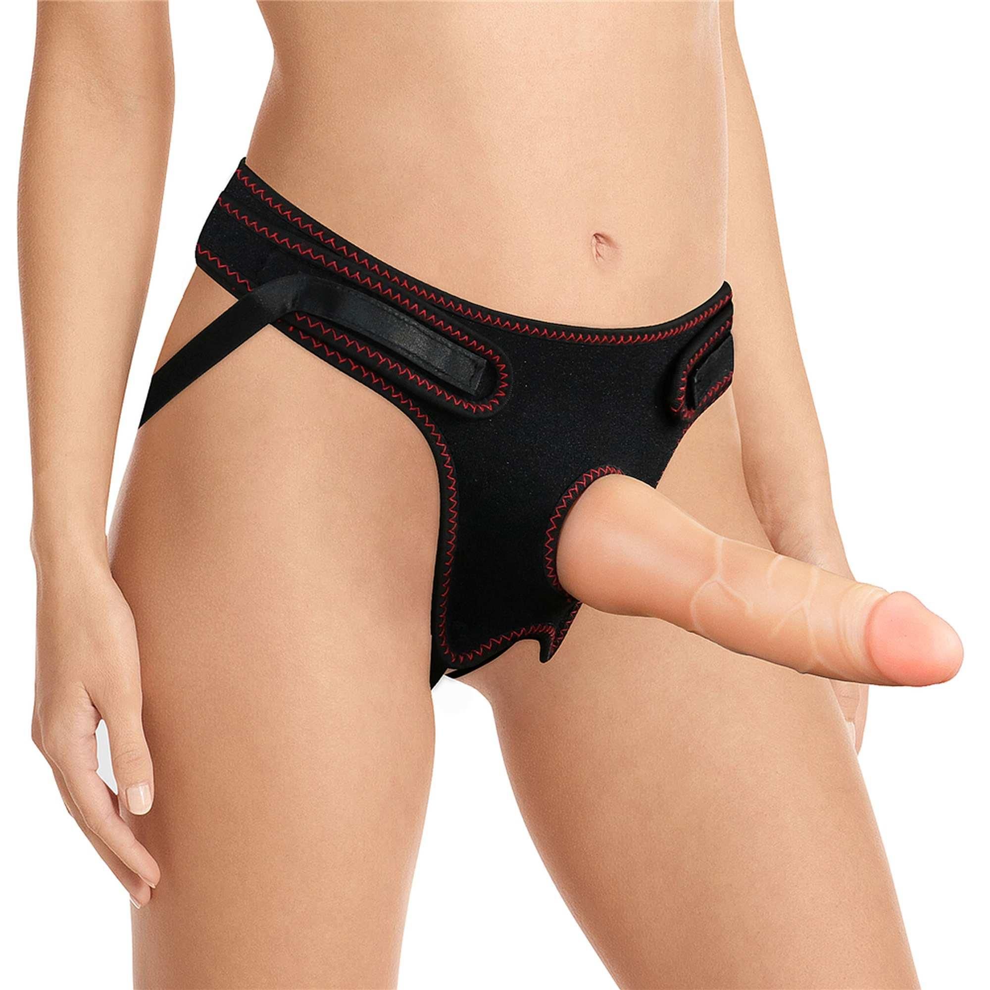 Страпон LoveToy Easy Set  As Pic, 19 см (телесный)