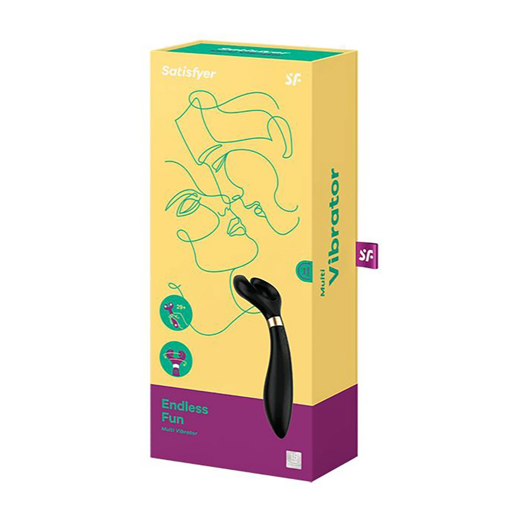 Wibrator Satisfyer Endless Fun, 23,5 cm (czarny)