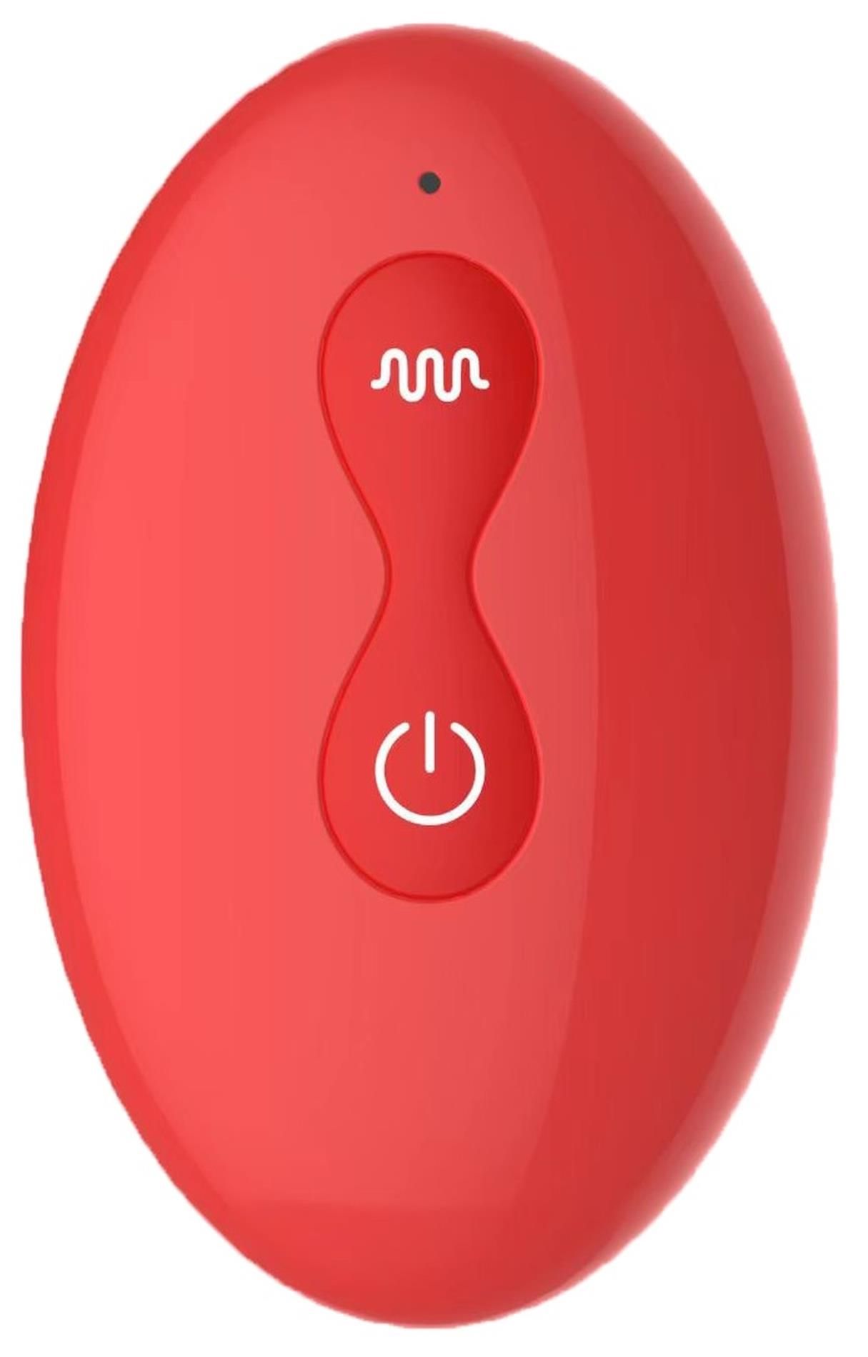 Korek analny B - seria Cute Rose, 11.1 cm (czerwony)