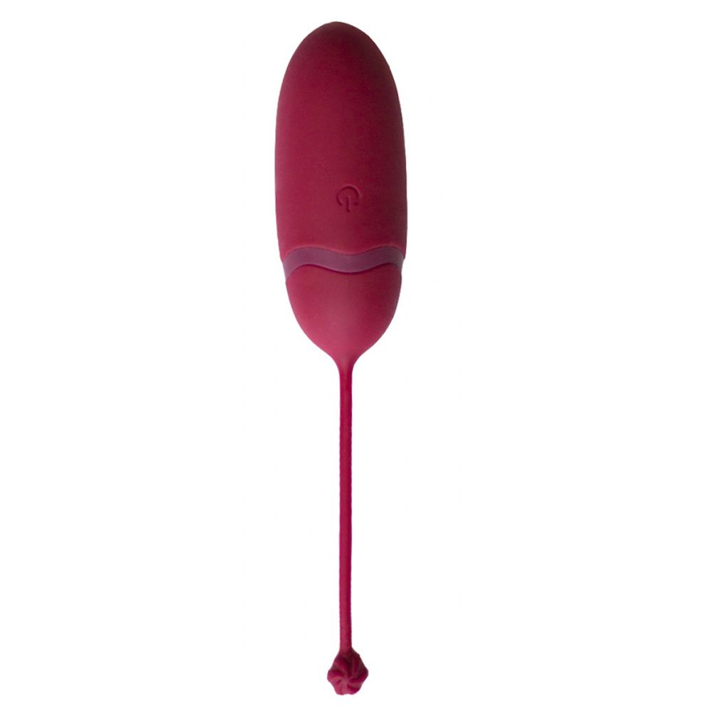 Lola Games Mata Hari Wine Red - Wibrujące jajko, Fuksja, 14.6 cm