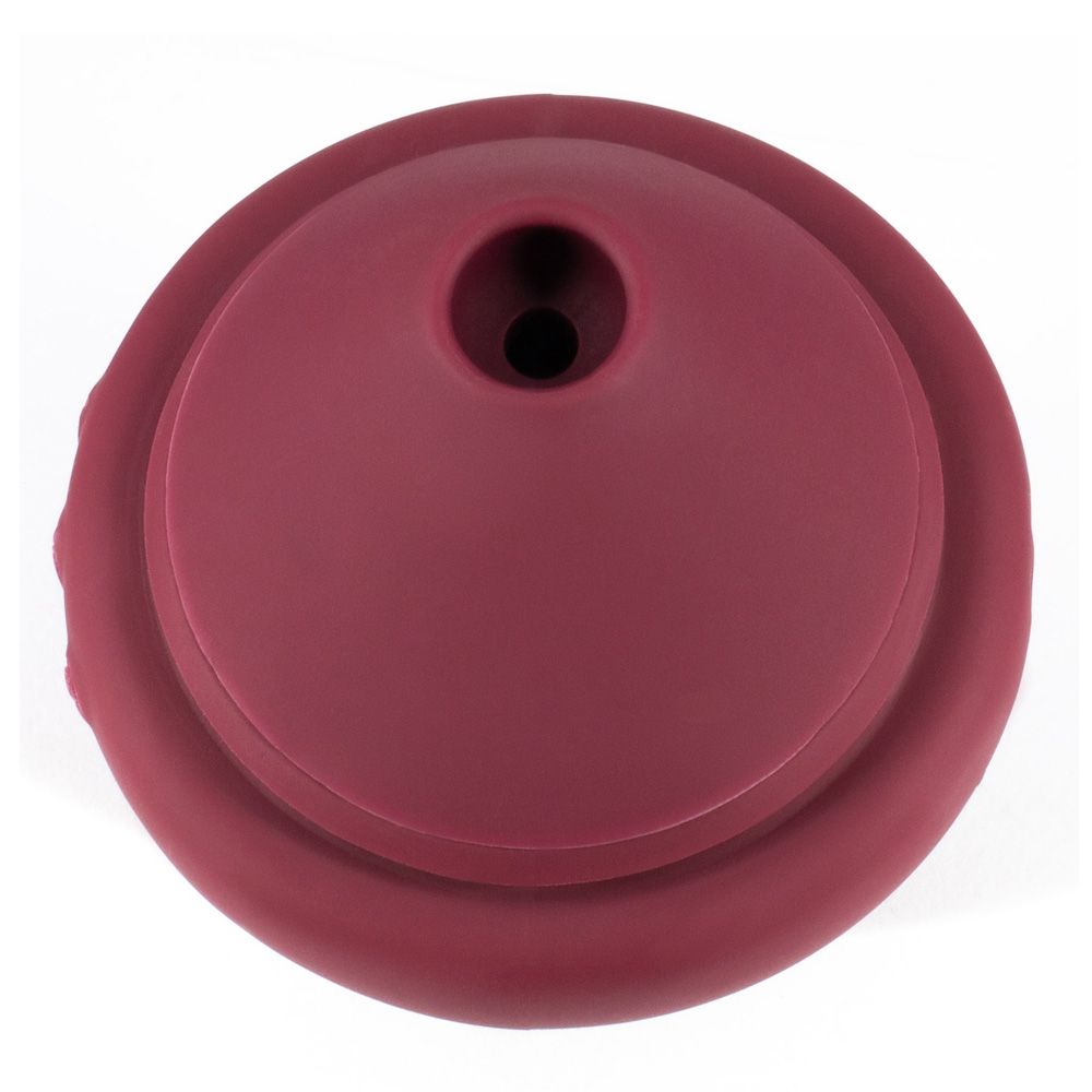 Вакуумный стимулятор клитора с вибрацией Lola Games (бордовый)