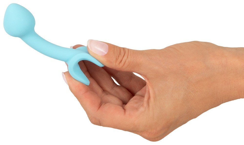 Korek analny Cuties Mini Butt Plug, 7,1 cm (niebieski)