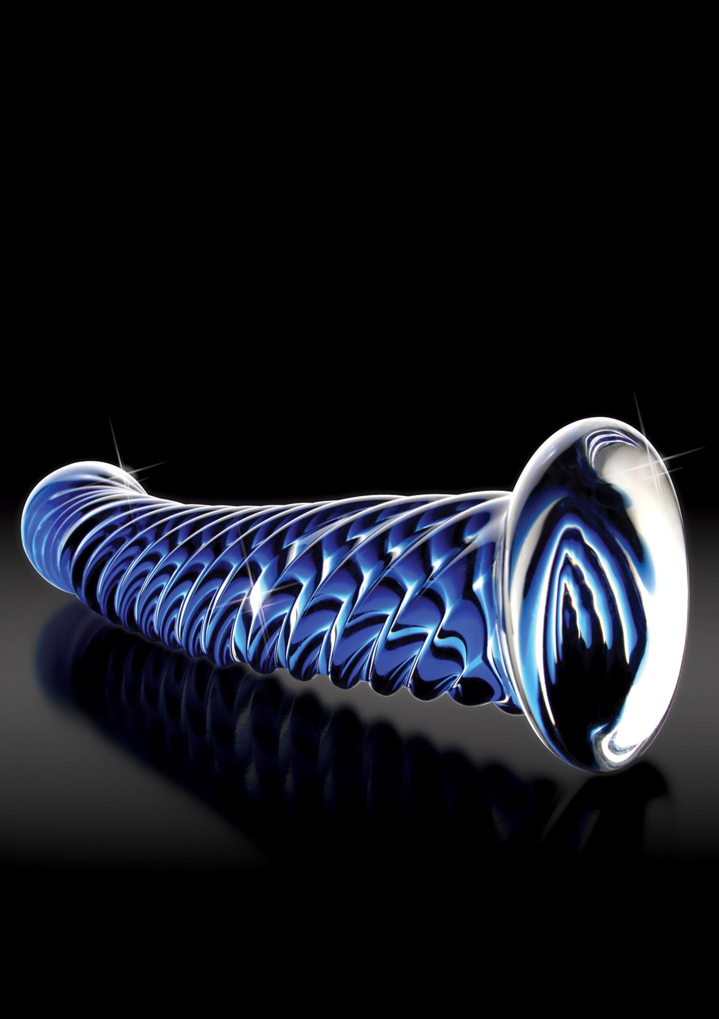 Фаллоимитатор Icicles Model 29, 19 см (синий)