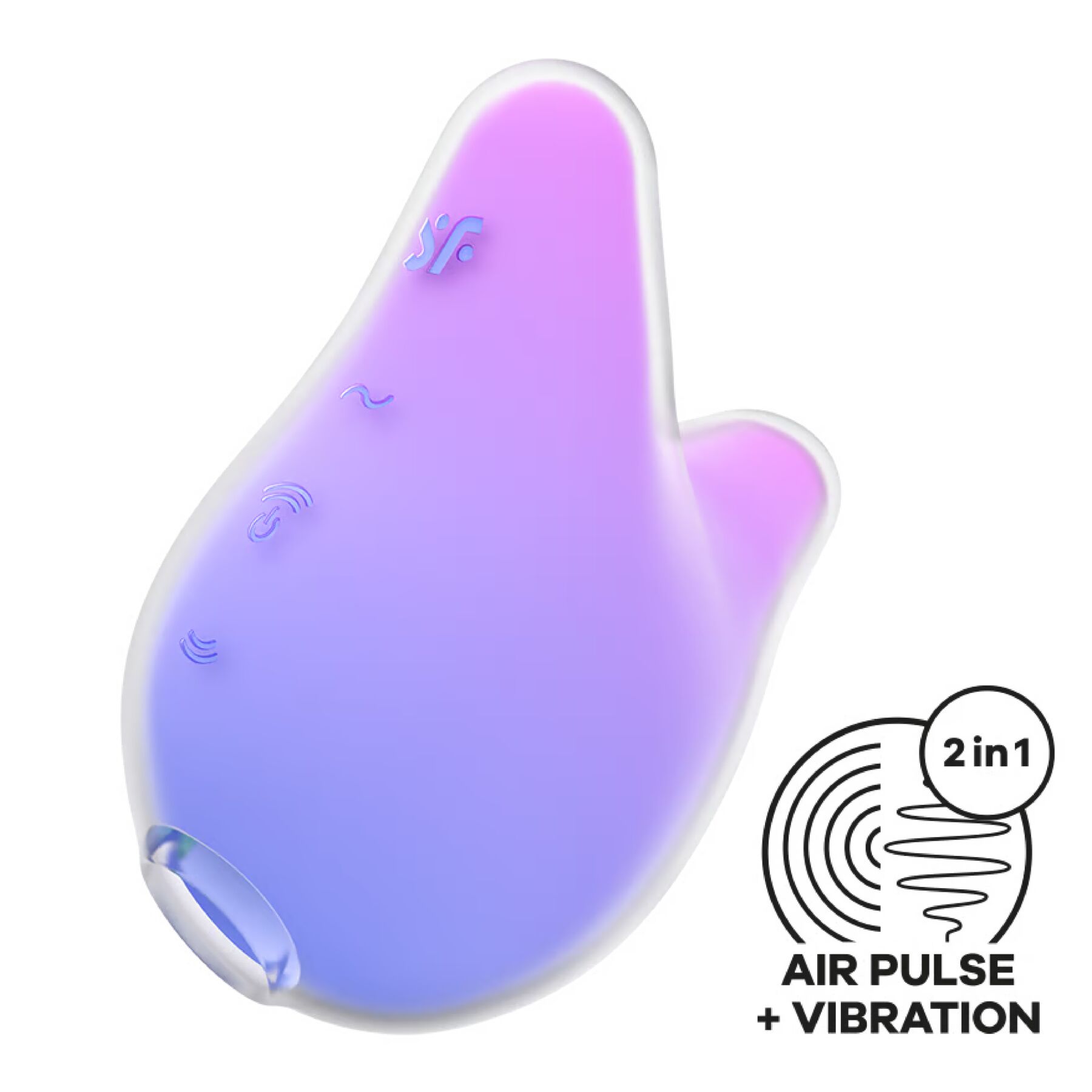 Вакуумный стимулятор клитора с вибрацией Satisfyer Mermaid Vibes (фиолетовый)