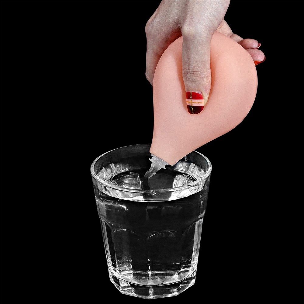Фаллоимитатор с эякуляцией LoveToy Squirt Extreme, 23 см (телесный)