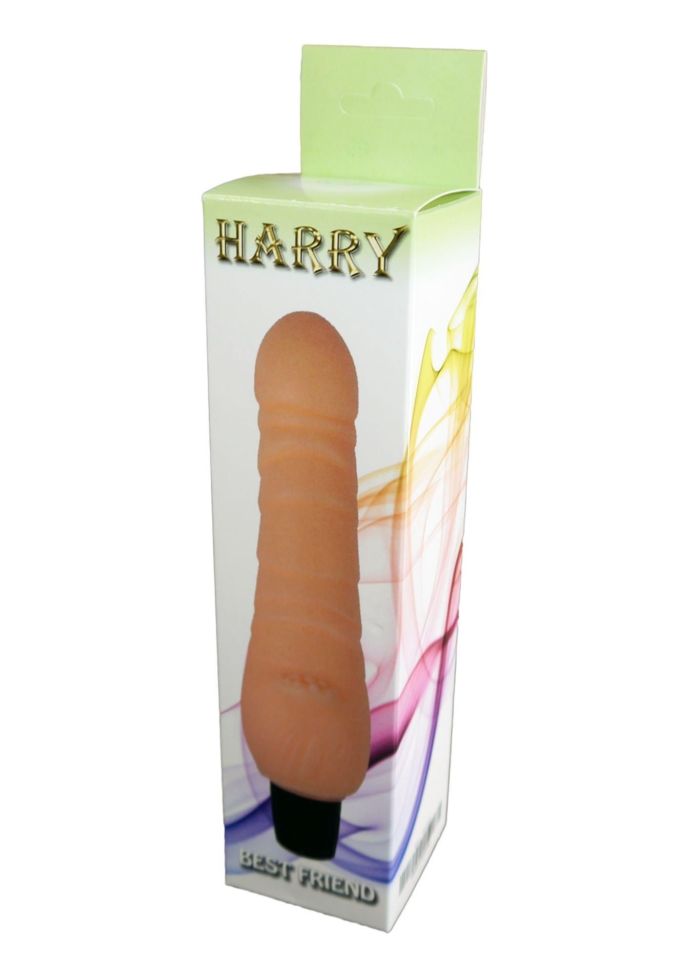 Реалістичний вібратор Boss Harry, 21 см (тілесний)