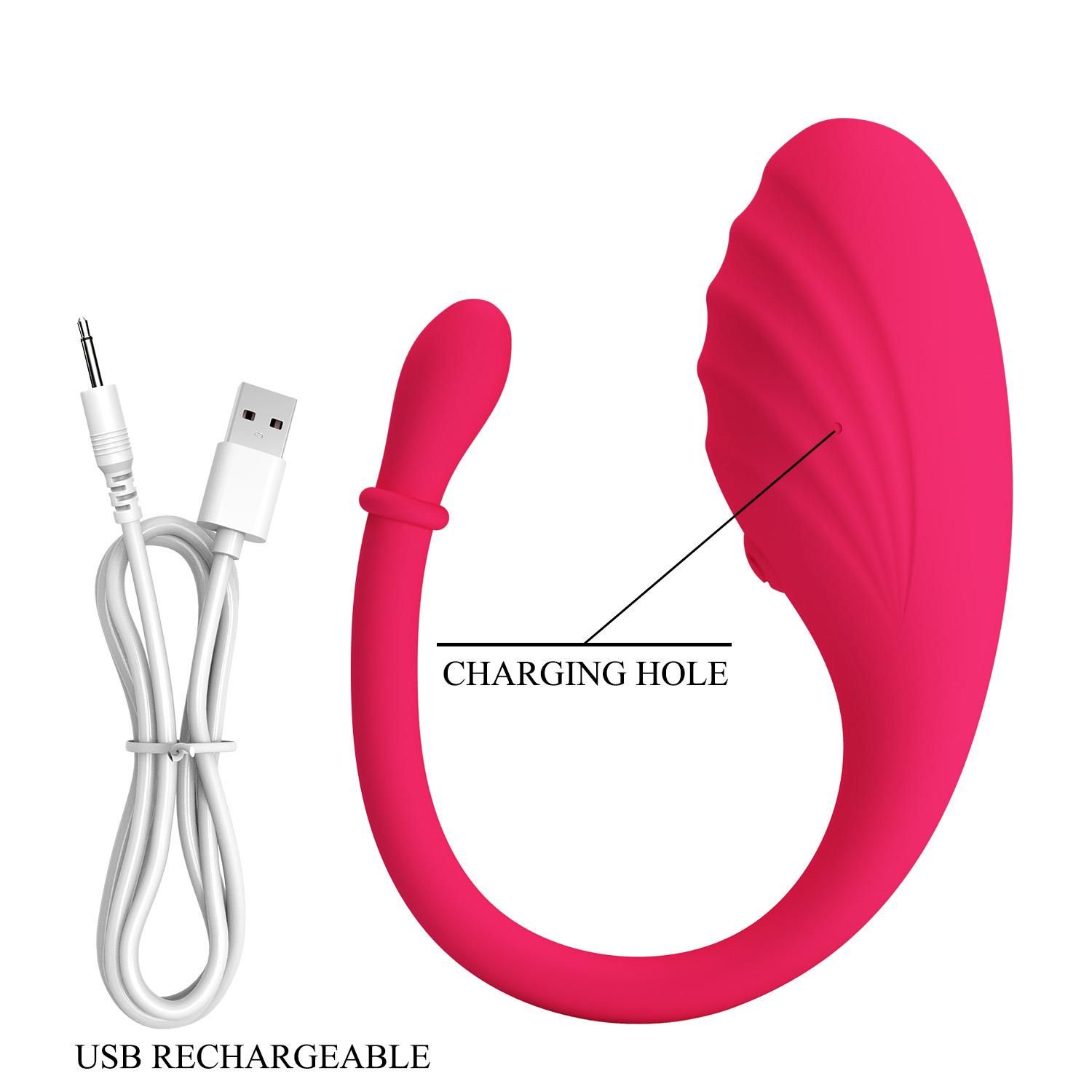 Виброяйцо Baile Undine App Control Bullet, 20.5 см (розовый)