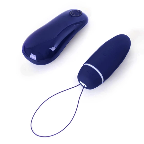Віброяйце B Swish bnaughty Deluxe Unleashed, 9,1 см (синій)