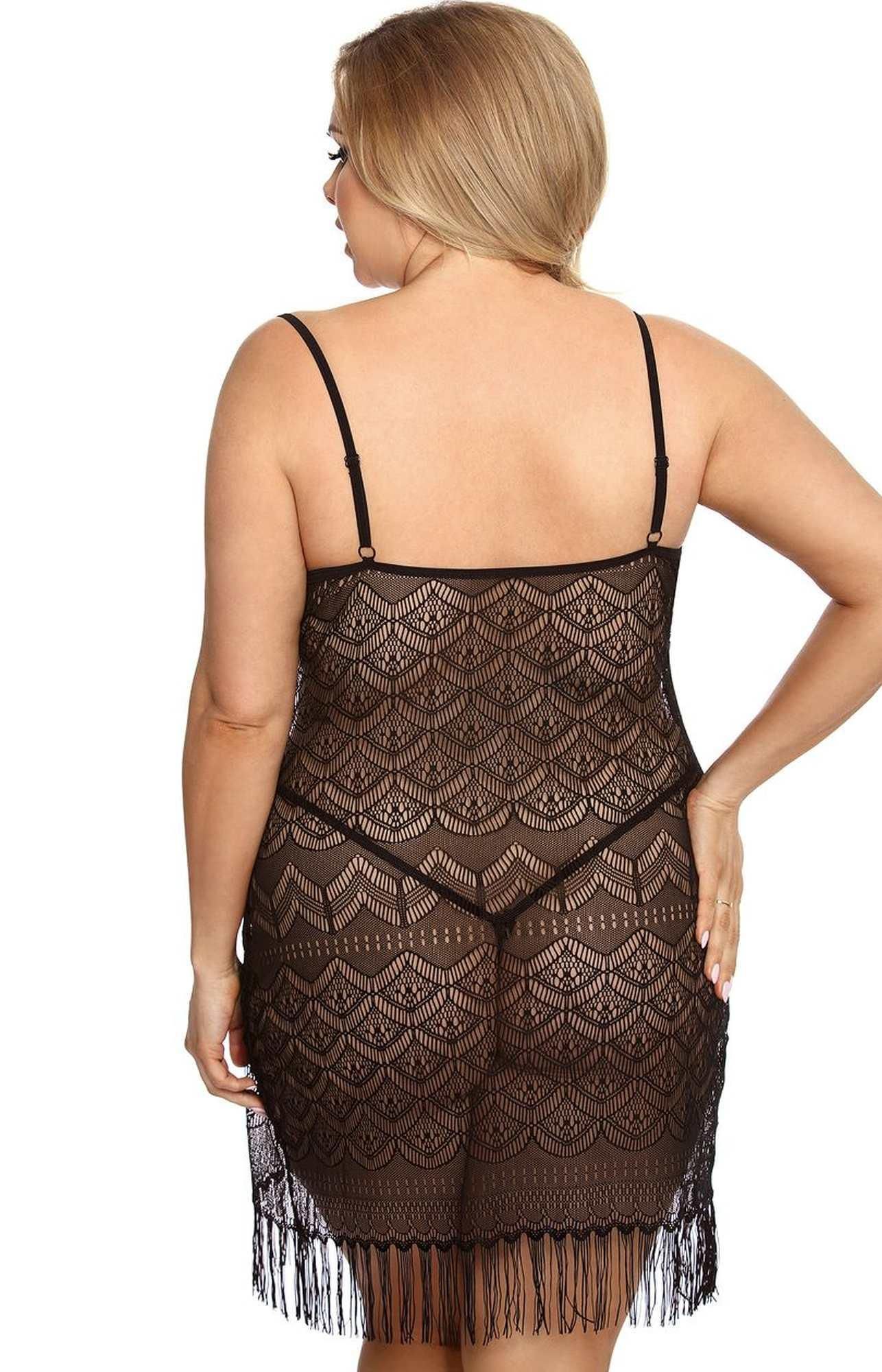 Сексуальное платье Anais Geali, 5XL/6XL (черный)