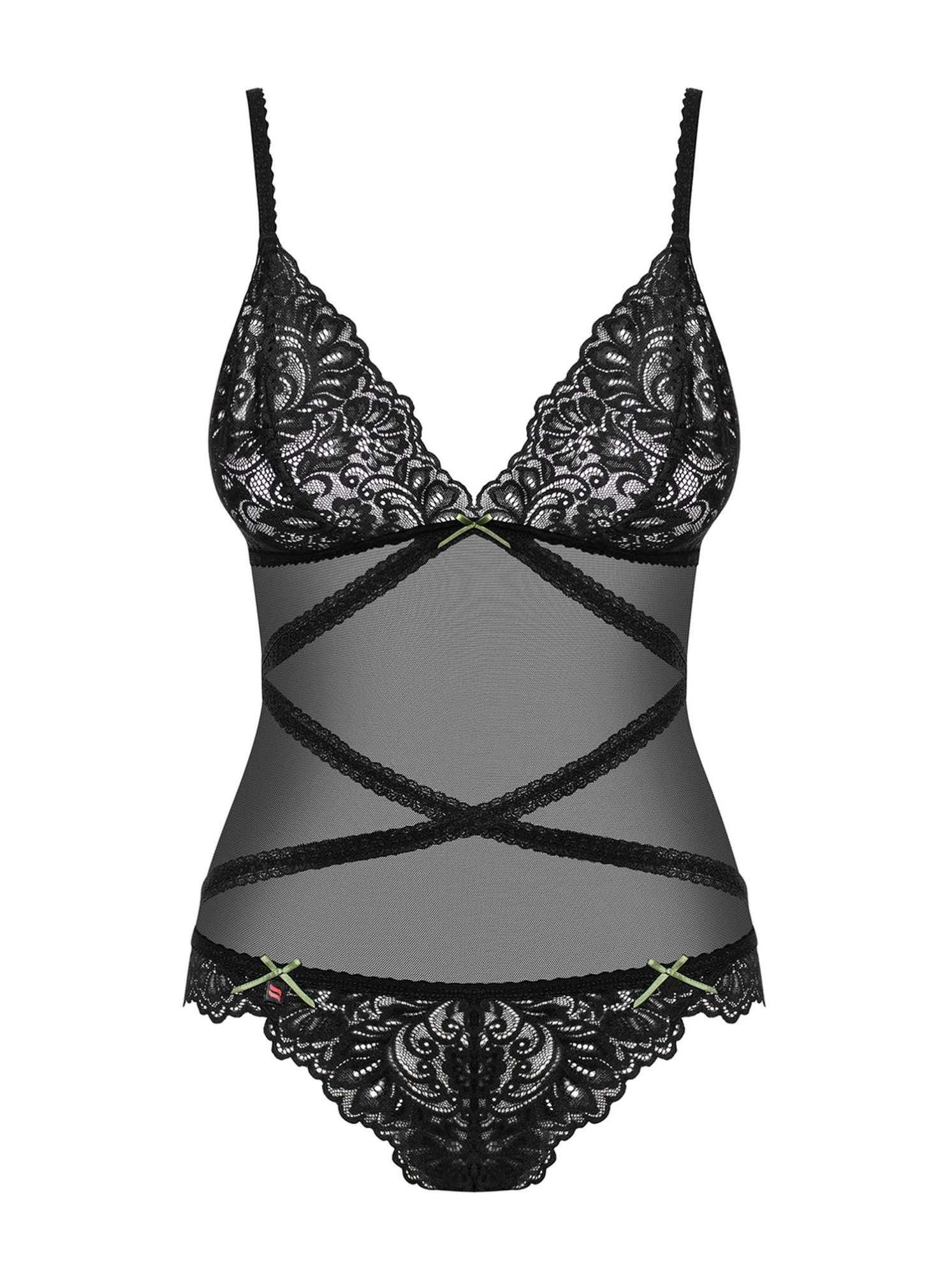 Боди Obsessive Bondea, L/XL (черный)