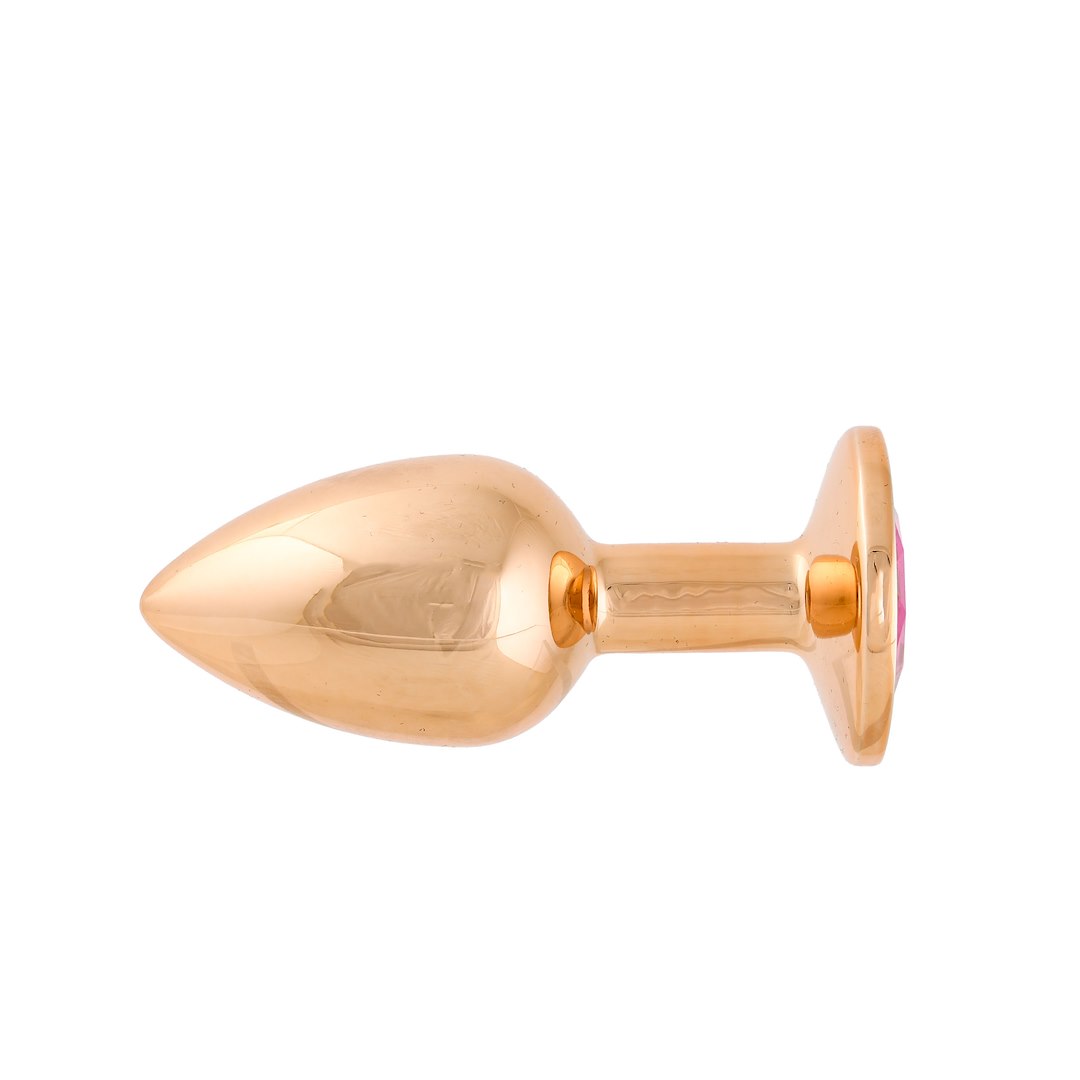 Korek analny z kryształem Simply Pleasure S, 7 cm (różowy)