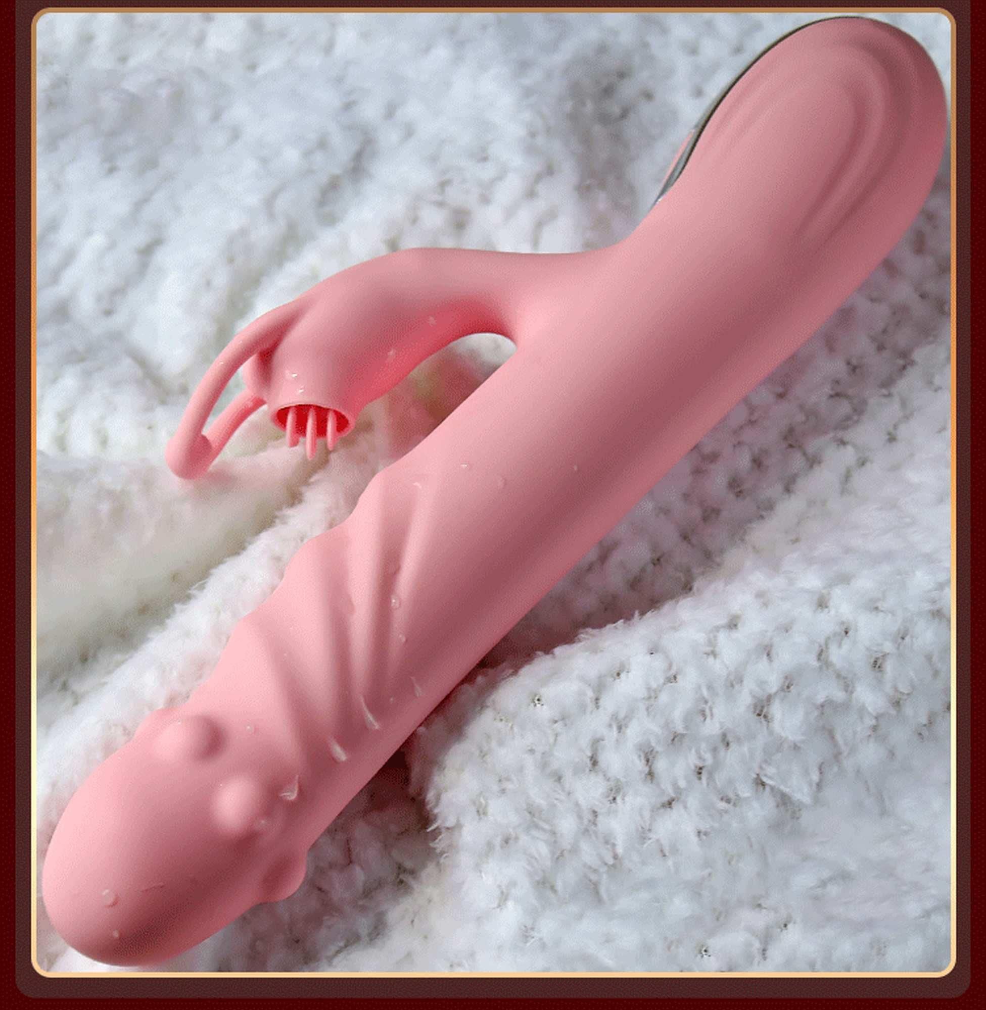 Wibrator królik B - Series Lyla Ava, 21.9 cm (różowy)