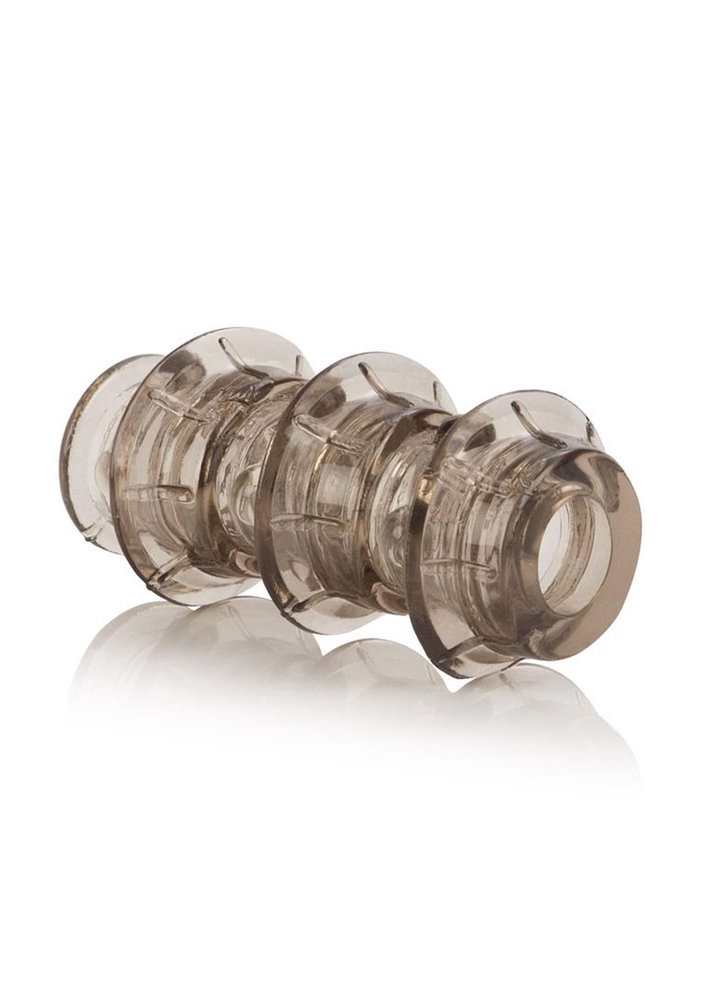 Насадка на пенис Dr. Joel Kaplan Triple Stacker Beaded Girth Ring , 8,2 см (черный)