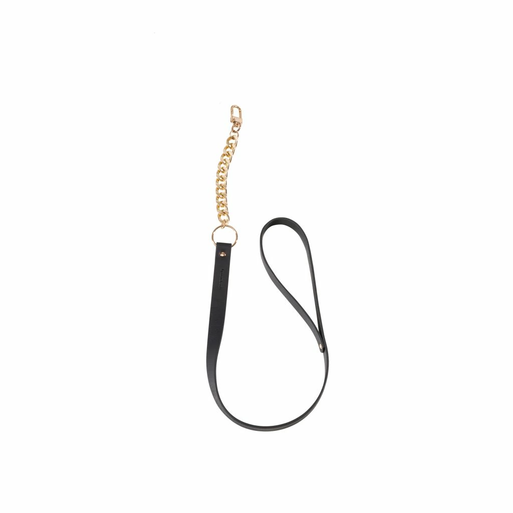 Ошейник с поводком Bijoux Indiscrets Maze Wide Choker Black (черный)