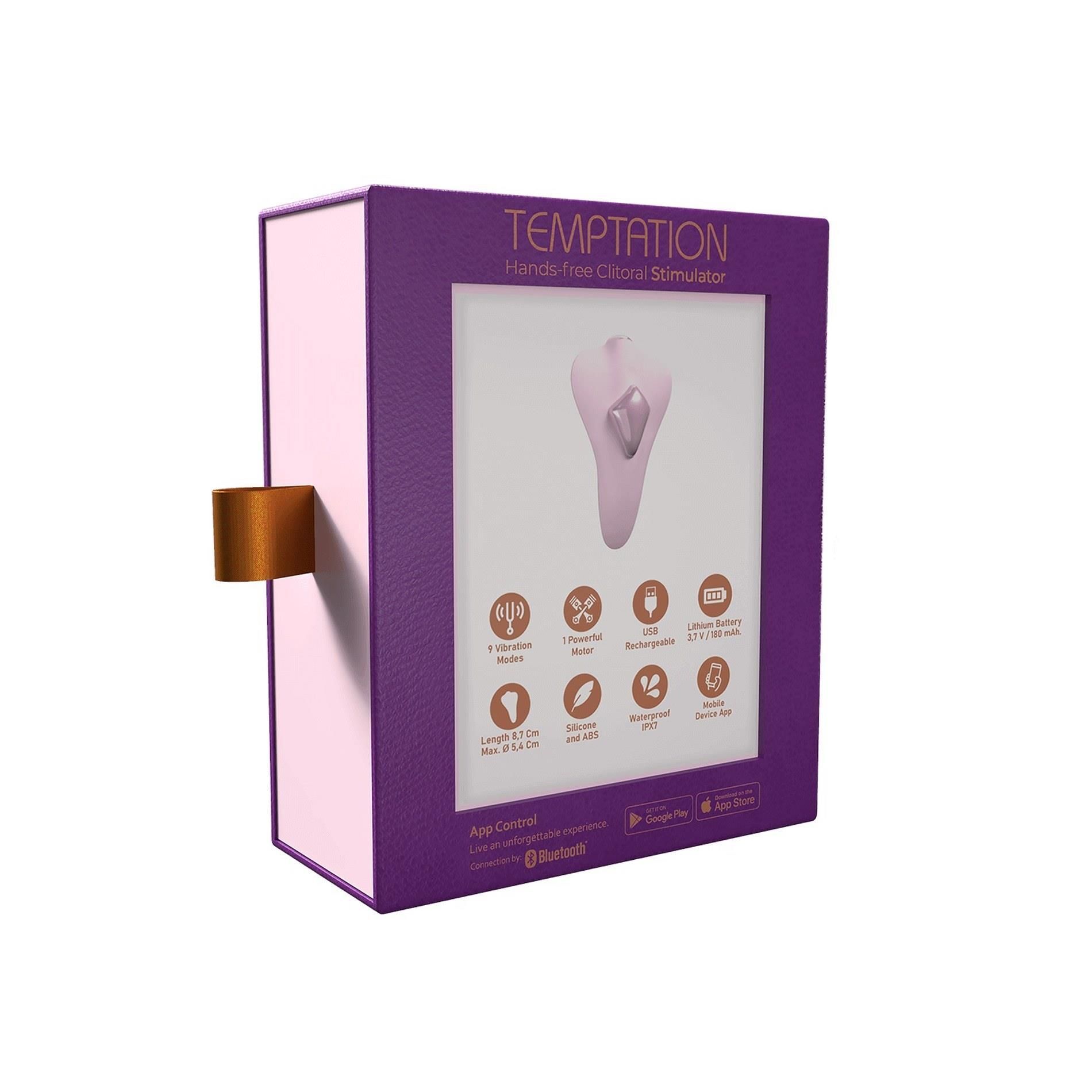Вибратор для клитора Adrien Lastic Temptation, 8,7 см (розовый)
