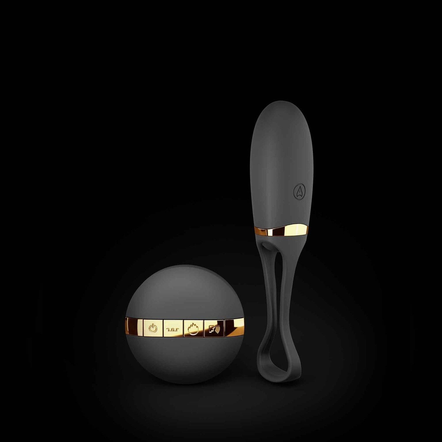 Виброяйцо Dorcel Secret Delight Gold, 12,5 см (чёрный)