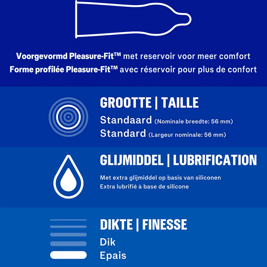 Durex Originals Extra Safe -, Przezroczysty, Bezzapachowy, 19 cm
