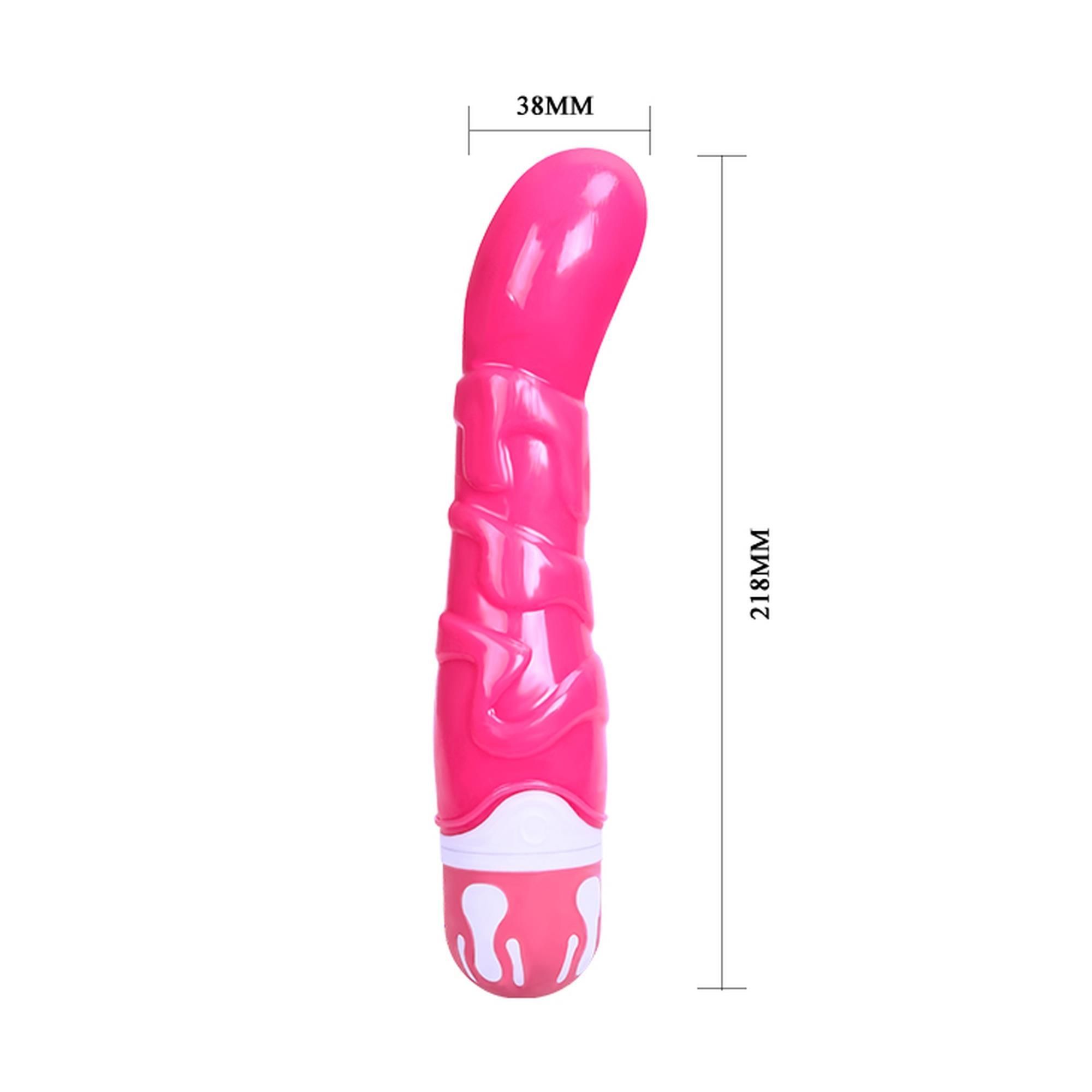 Вибратор Baile Realistic Cock, 21.8 см (розовый)