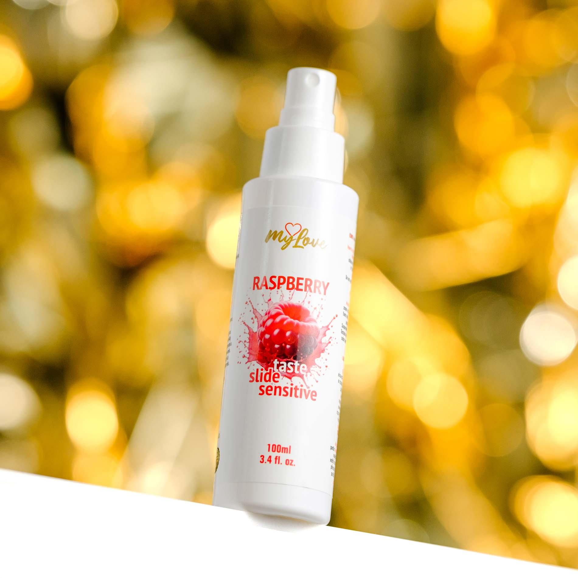 Лубрикант на водной основе MyLove Taste Slide Sensitive Raspberry, 100 мл