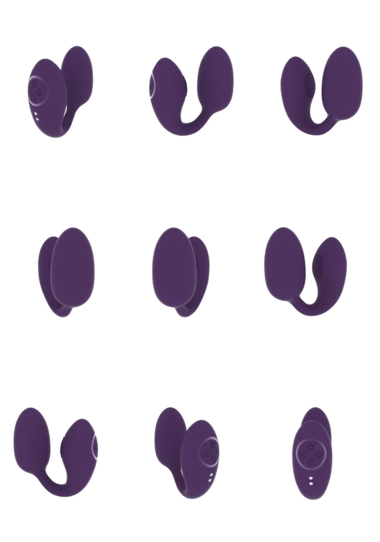 Wibrujące jajeczko Vive Aika, 9 cm (fioletowy)