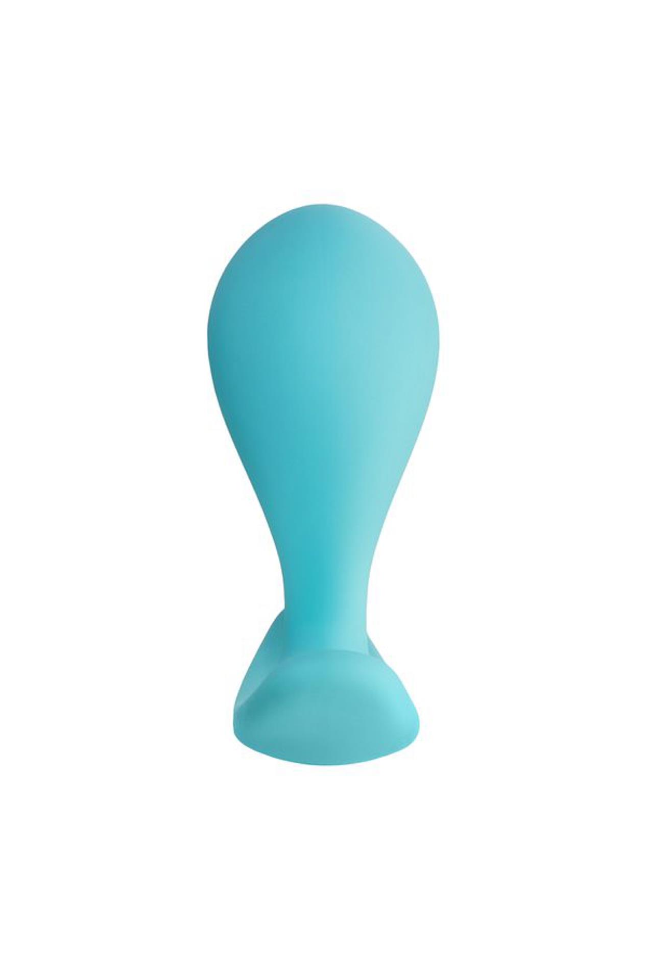 Korek analny ToDo Anal Plug Blob, 5.5 cm (turkus)
