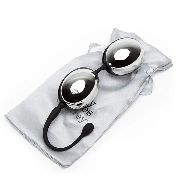 Вагинальные шарики Fifty Shades of Grey Inner Goddess Jiggle, 20,3 см (серебристый)