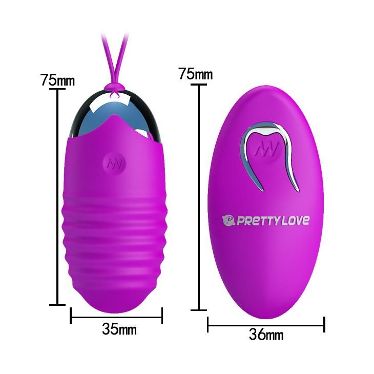 Виброяйцо Pretty Love Jessica, 7,5 см (фиолетовый)