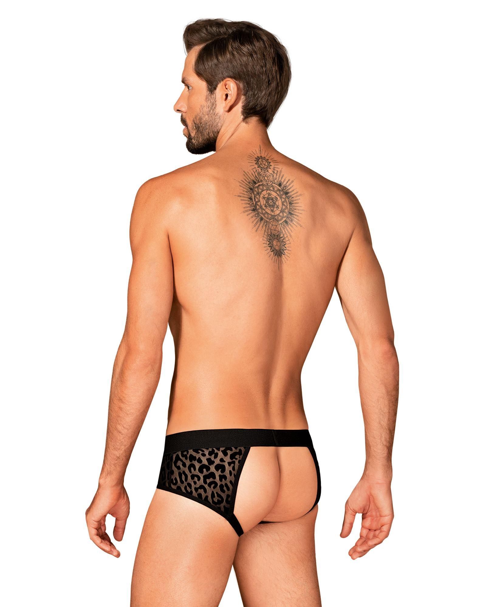 Мужские трусы Obsessive Azmeron Jockstrap, S/M (черный)