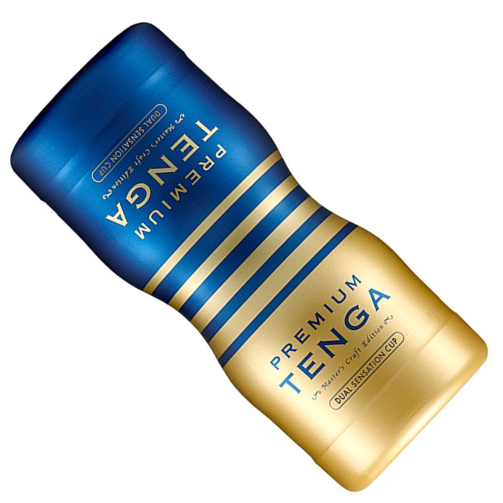 Двусторонний мастурбатор Tenga Premium Dual Sensation Cup (белый)