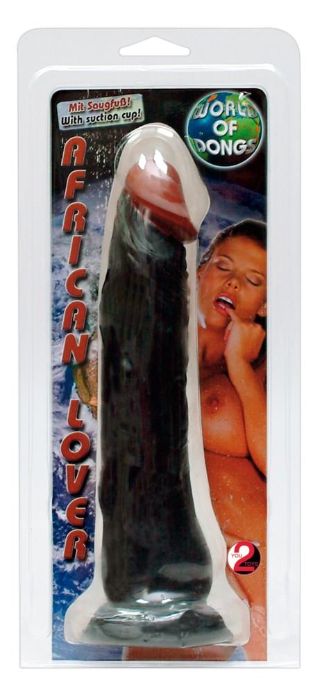 Реалистичный фаллоимитатор You2Toys African Lover, 23 см (черный)