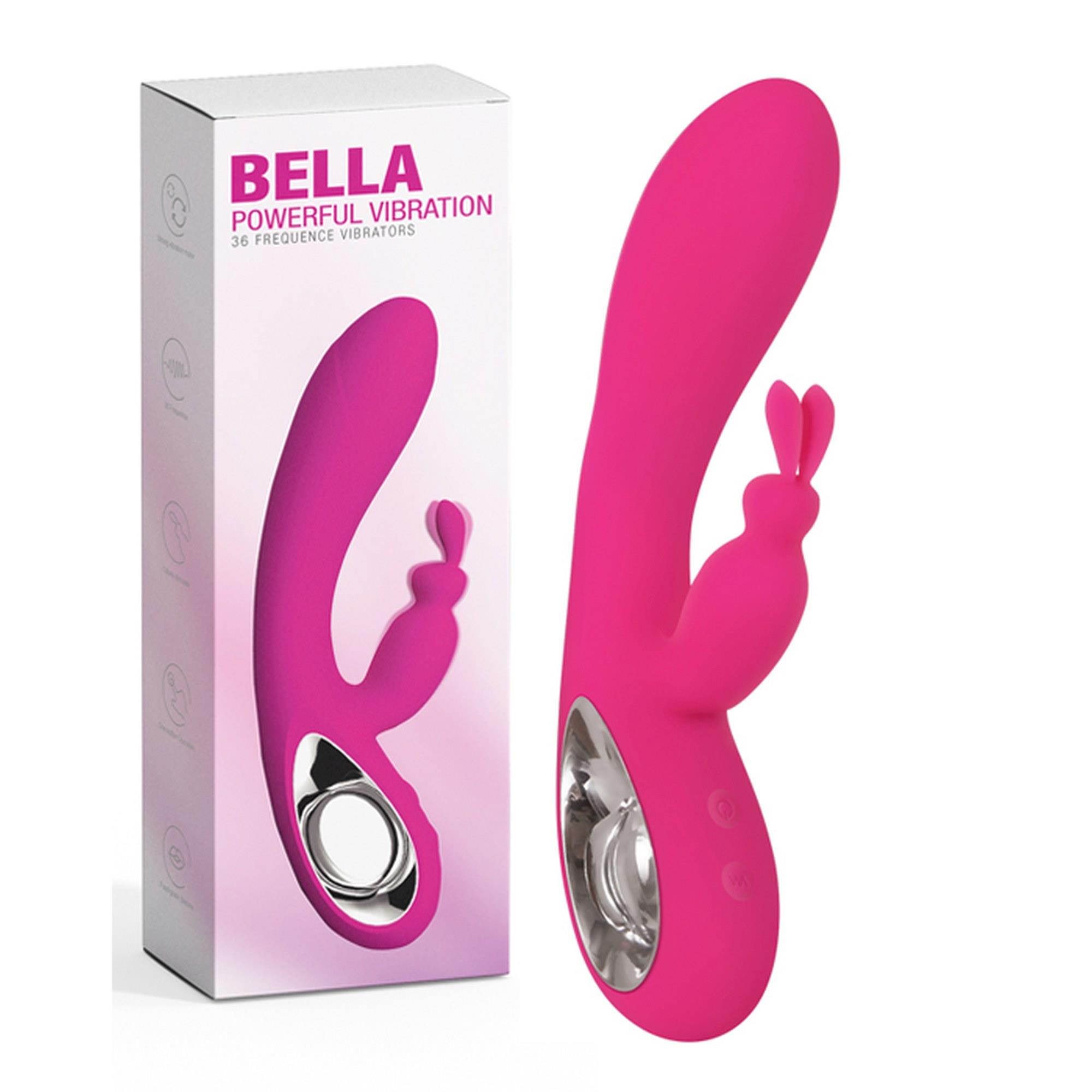 Вибратор-кролик Boss Series Bella, 19.5 см (розовый)
