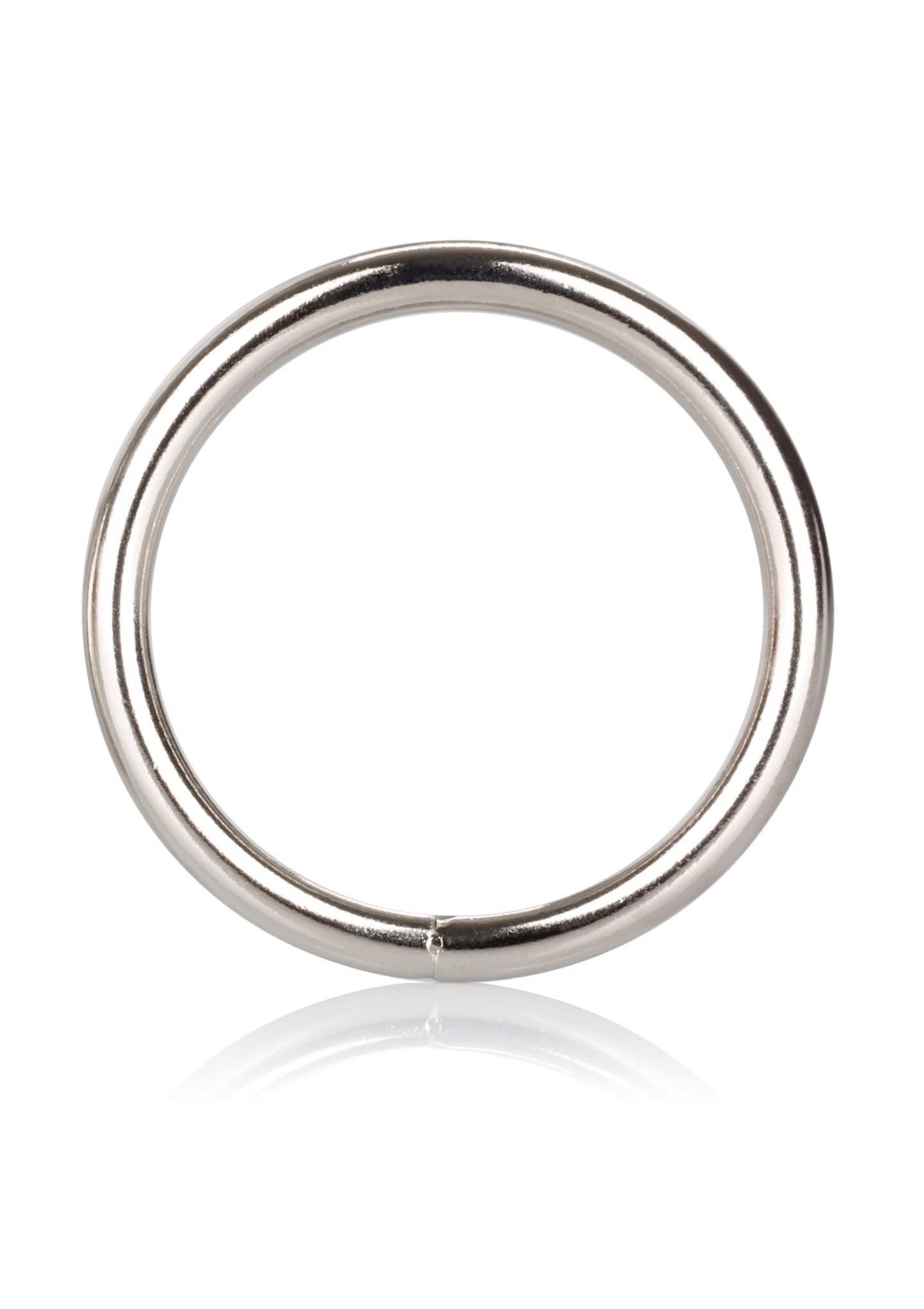 Эрекционное кольцо CalExotics Silver Ring Large, 5 см (серебристый)