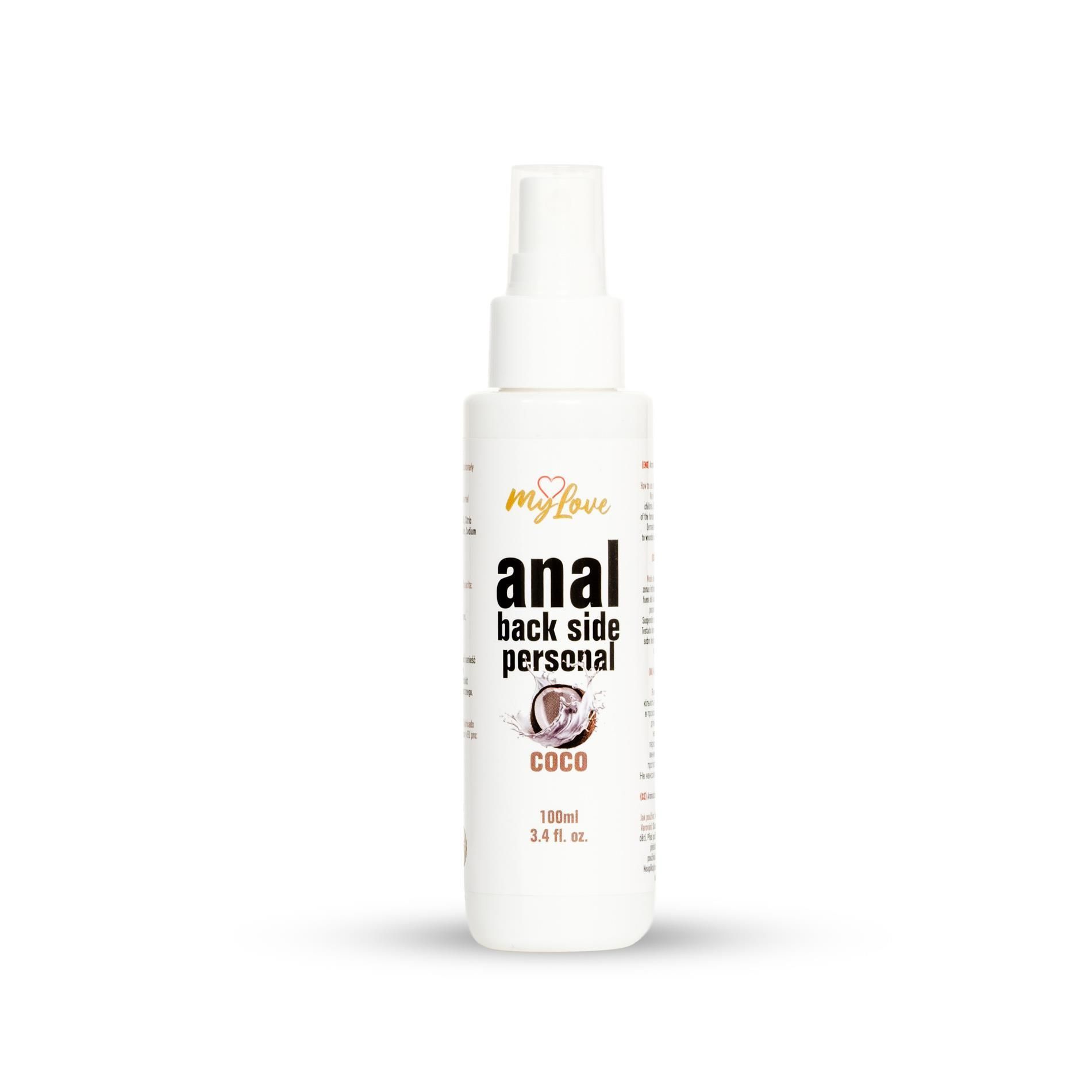 Lubrykant analny MyLove Anal Back Side Personal Coco, 100 ml