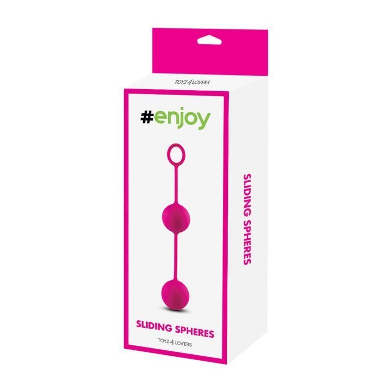 Вагинальные шарики Toyz4lovers Palline, 18 см (розовый)