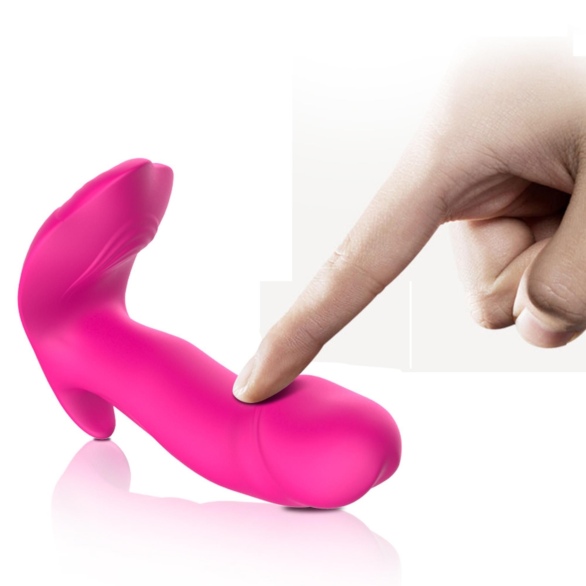 Вібратор у трусики Foxshow Silicone Panty, 12 см (рожевий)