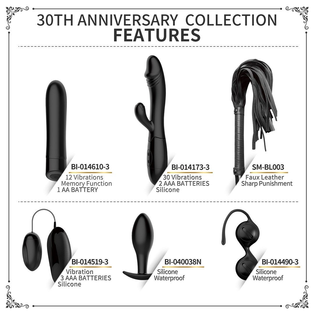 Набір Pretty Love 30th Anniversary Bundle, 6 предметів (чорний)