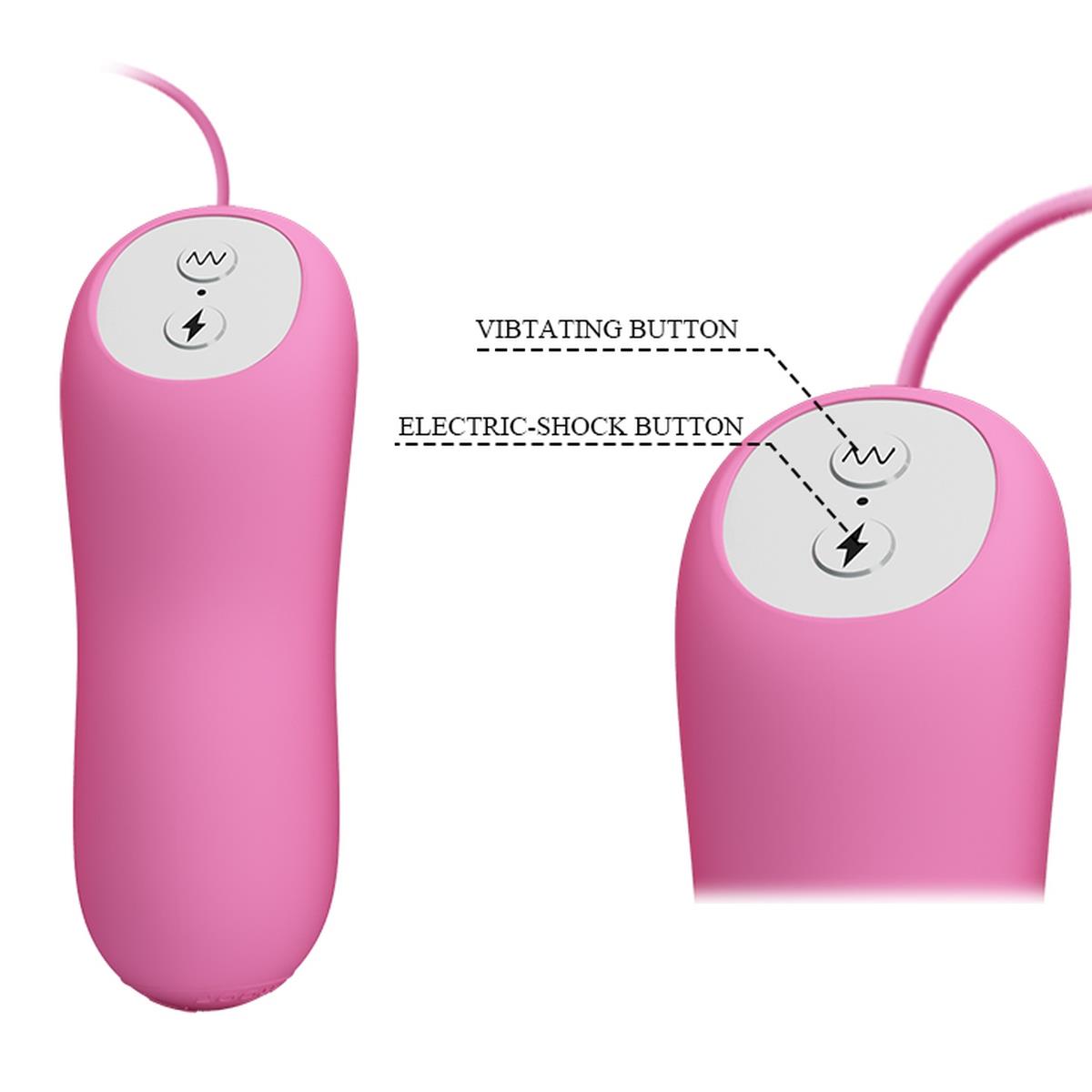 Набор секс игрушек Pretty Love Electric Shock & Vibro-Bullets, 3 шт (розовый)