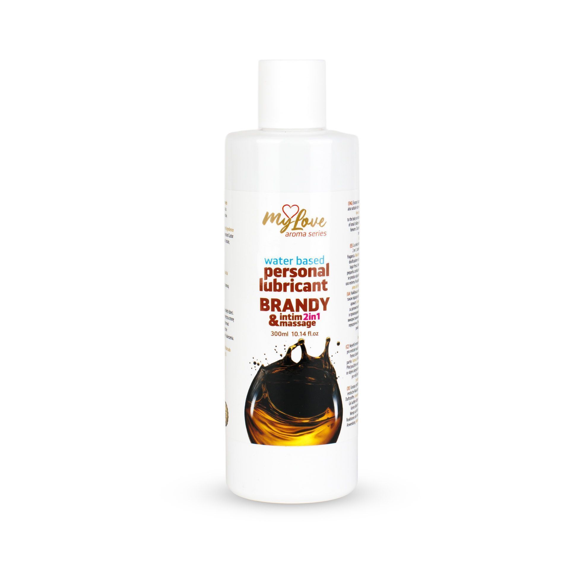 Lubrykant MyLove Aroma Series Intim&Massage 2in1 Brandy, 300 ml