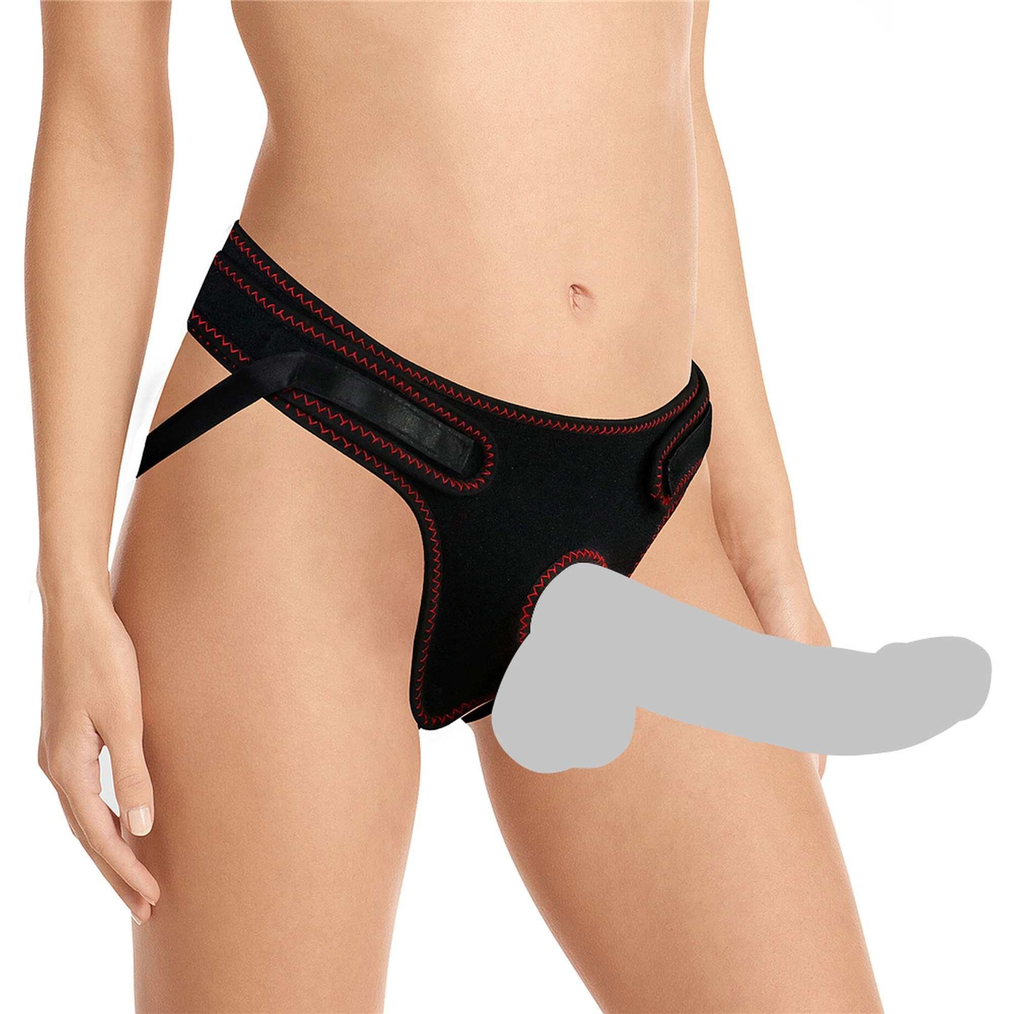 Трусики для страпона LoveToy Easy Strap on Harness As Pic (черный)