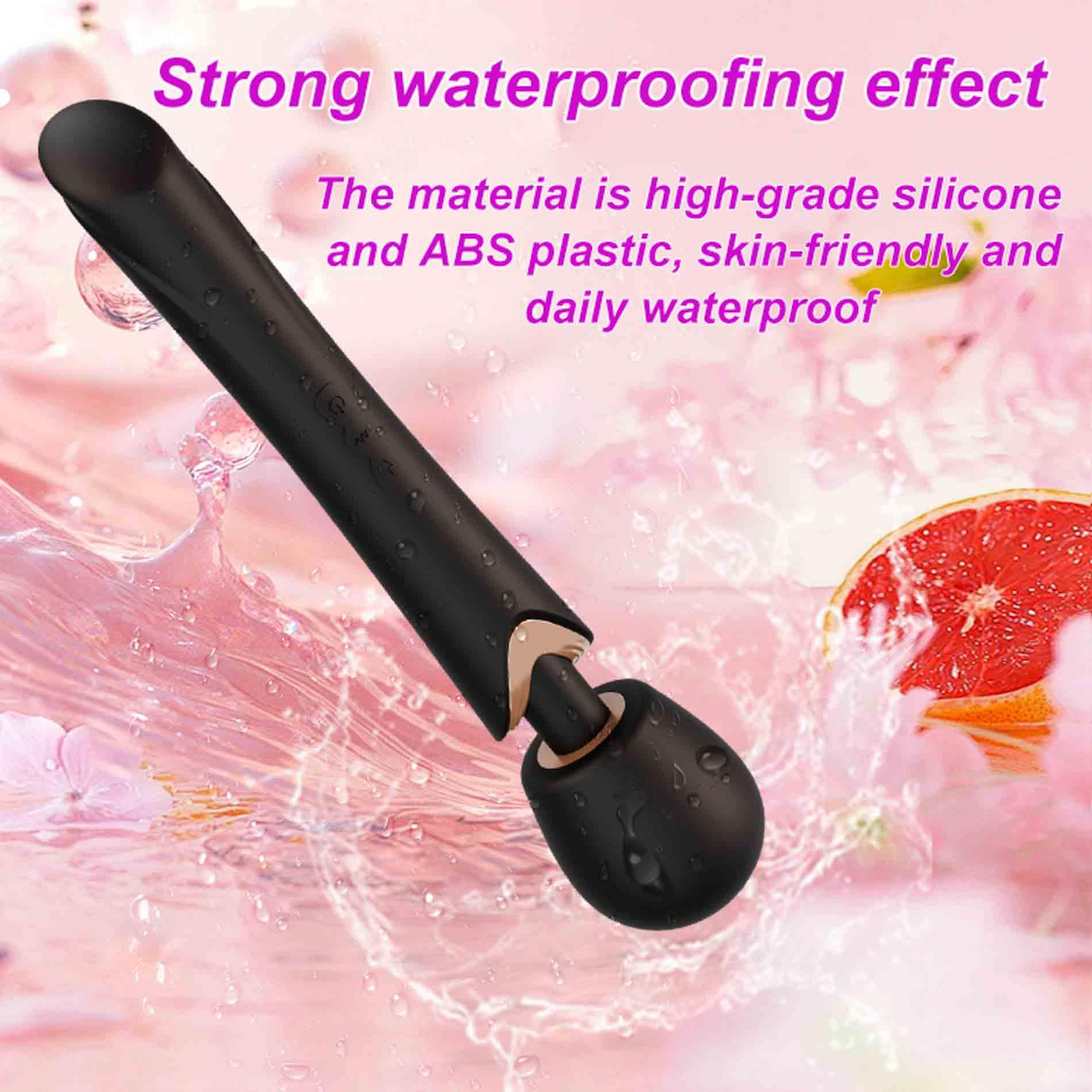 Вибратор B - Series Cute Perfect Wand, 30 см (черный)