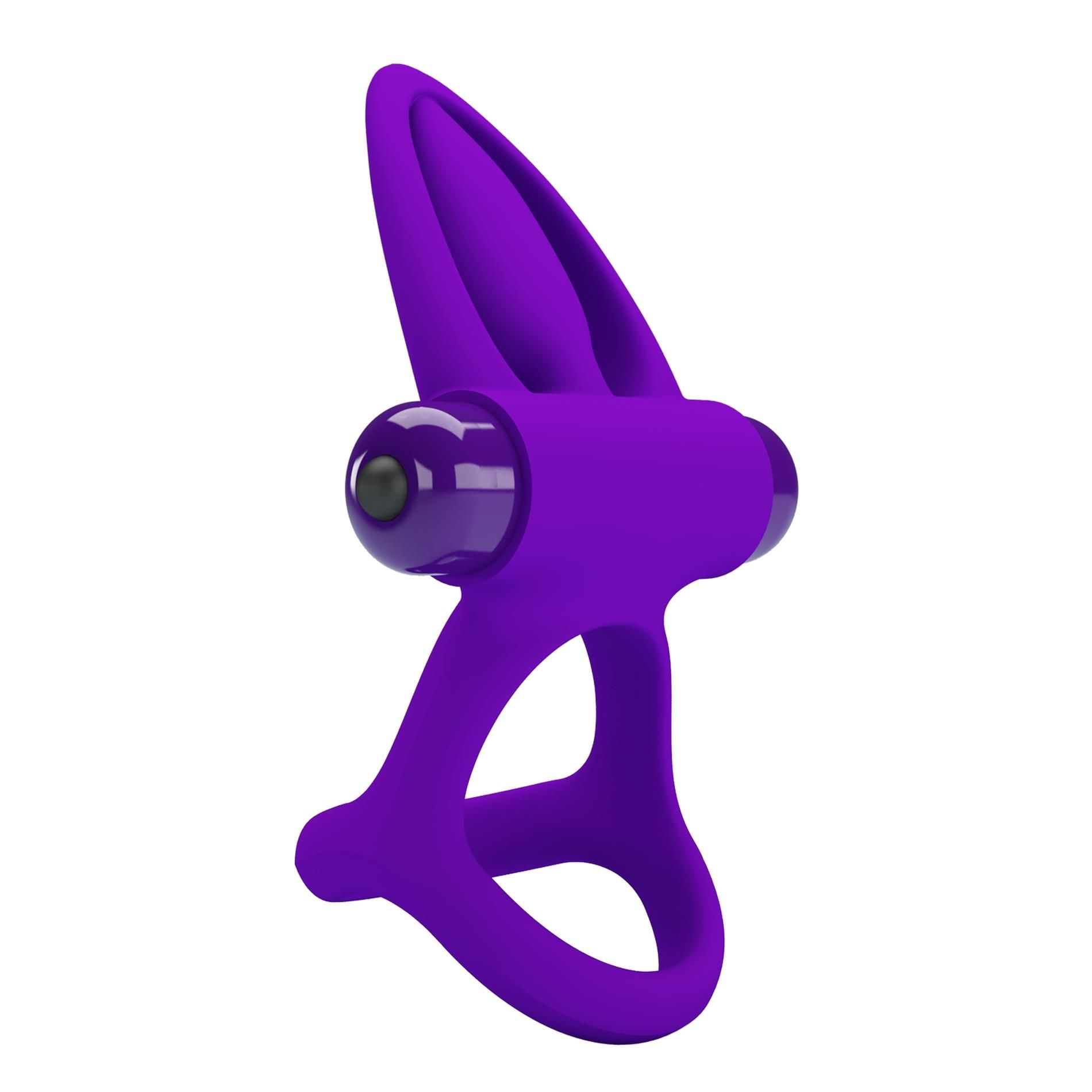 Ерекційне кільце Pretty Love Vibration Cock Ring, 9,9 см (фіолетовий)